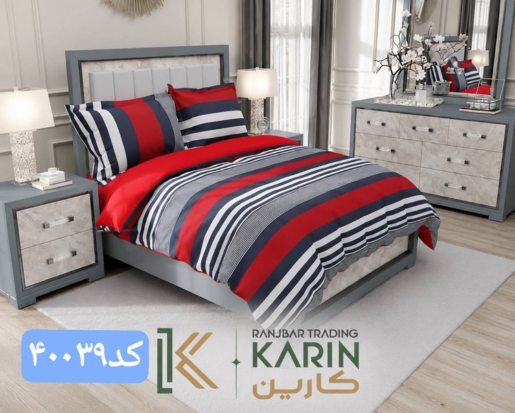 روتختی کتان چاپی6تیکه وارداتی برندکارین